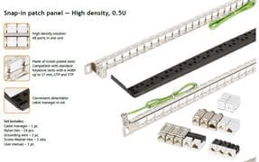 Cat 6_7 & 8 Snap-In Patch Panel